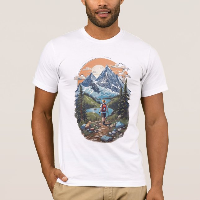 Camiseta Montaña de senderismo (Anverso)