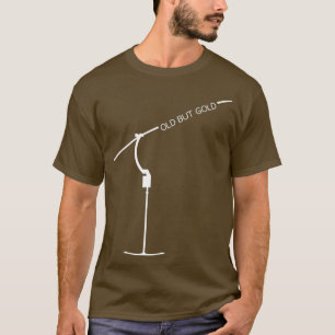 Camiseta Montaña de snowboard en remonte de barras antiguas