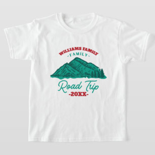 Camiseta Montaña de viaje por carretera de Reunión de Famil