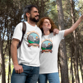Camiseta Montaña de viaje por carretera de Reunión de Famil
