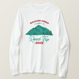 Camiseta Montaña de viaje por carretera de Reunión de Famil