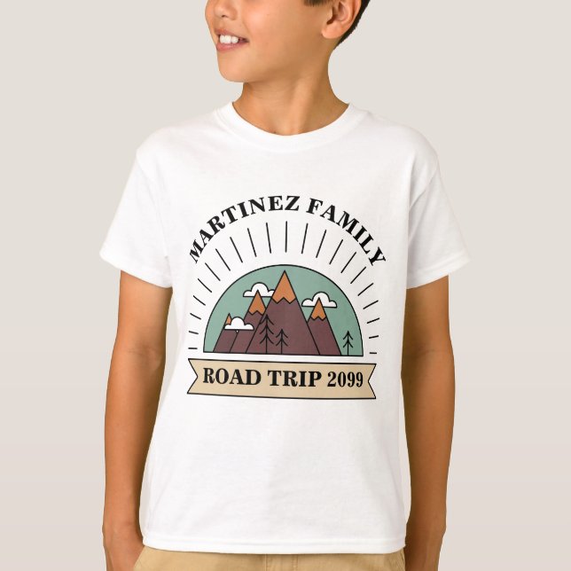 Camiseta Montaña de viaje por carretera de Reunión de la Fa (Anverso)