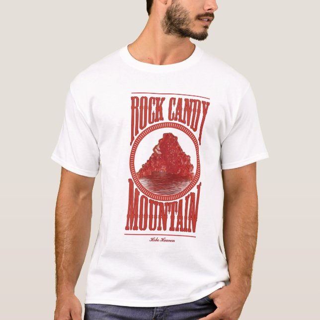 Camiseta Montaña del caramelo de roca (Anverso)