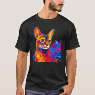 Camiseta Montaña del gato abisinio