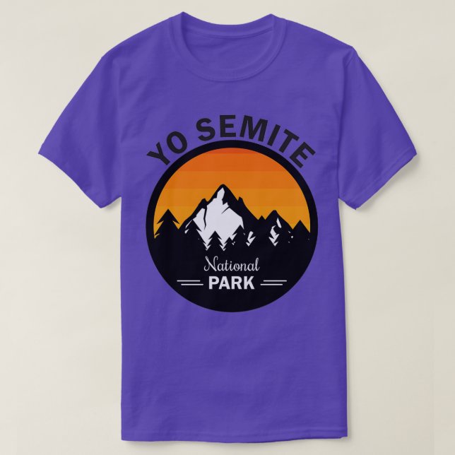 Camiseta Montaña del Parque Nacional Yo Semite (Diseño del anverso)