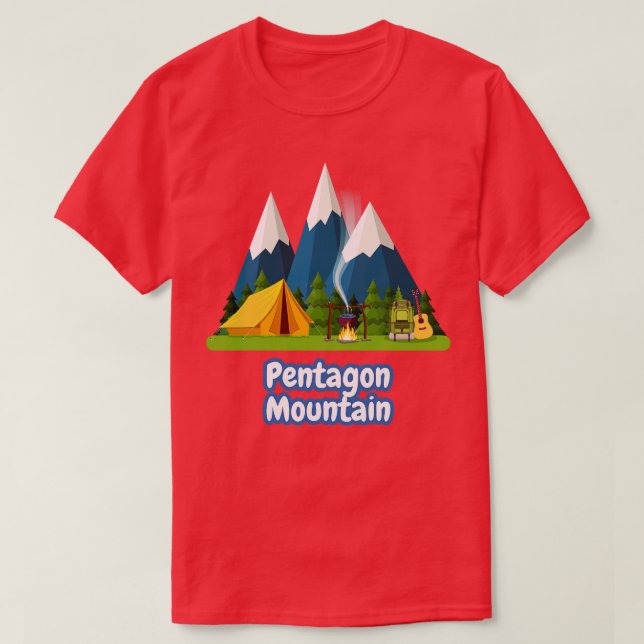 Camiseta Montaña del Pentágono (Diseño del anverso)