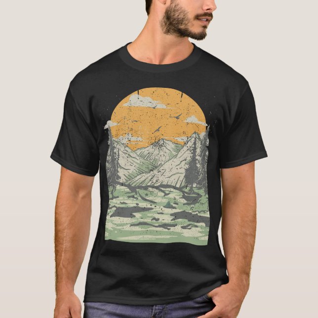 Camiseta Montaña del Sol (Anverso)