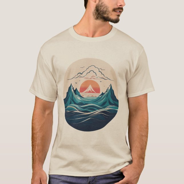 Camiseta Montaña del Sol (Anverso)