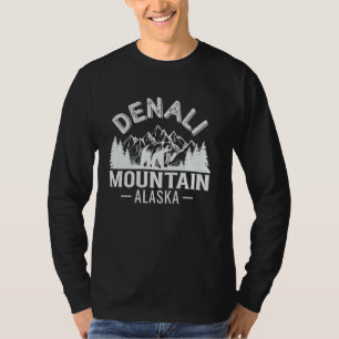 Camiseta Montaña Denali Alaska, Oso y Montañas Gráfico