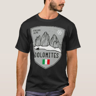 Camiseta Montaña Dolomitas Emblem Italia  