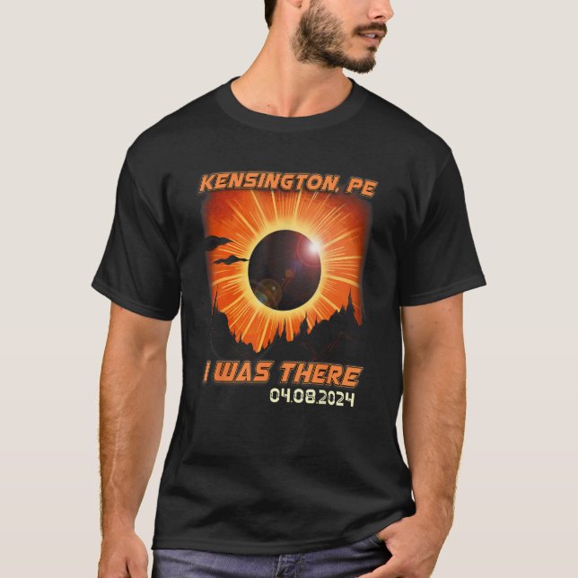 Camiseta Montaña Eclipse solar Senderismo Kensington PE Isl (Anverso)