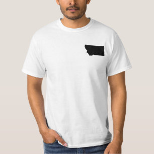 Camiseta Montana en blanco y negro