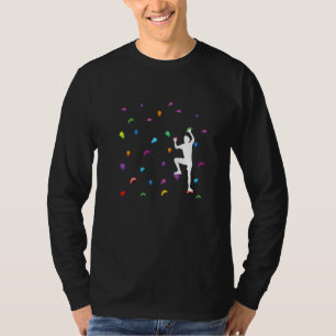 Camiseta Montaña escalada de peñón gráfico escalador Boulde