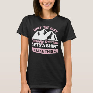 Camiseta Montaña Escalada Rock Escala Abuela Escalador G