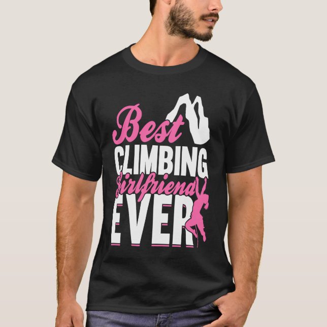 Camiseta Montaña escalada rock escalada Girlfriend (Anverso)