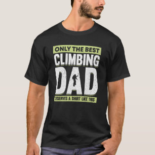 Camiseta Montaña escalando rock padre escalador papá