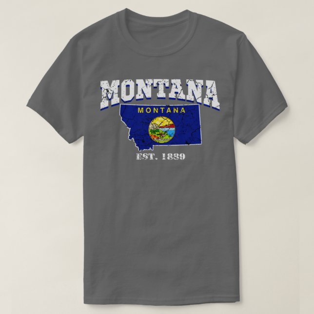 Camiseta Montana est (Diseño del anverso)