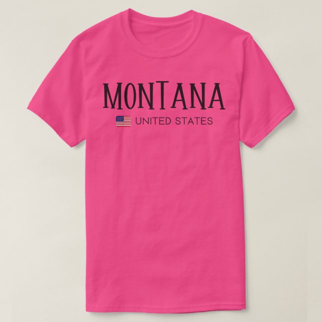 Camiseta Montana Estados Unidos (Diseño del anverso)