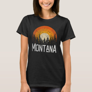 Camiseta Montana estilo retro vintage años 70 años 80 hombr