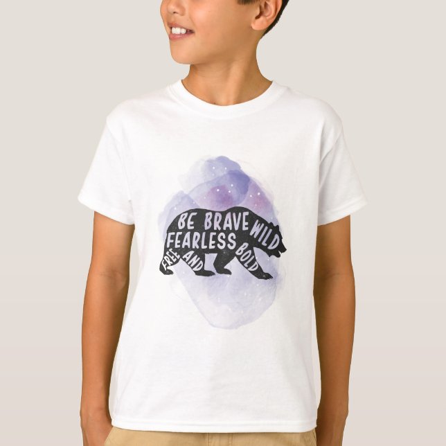 Camiseta Montaña Forest Bear Lover Silhouette (Anverso)