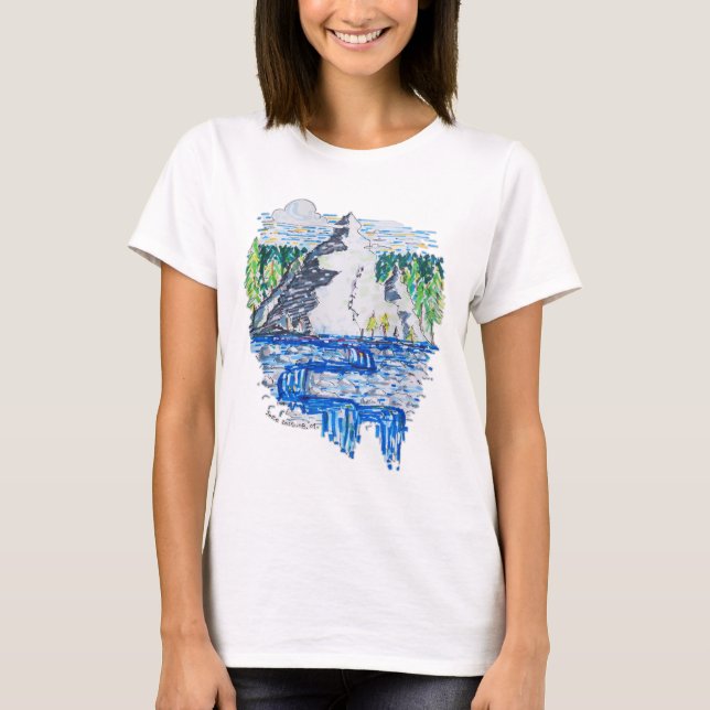 Camiseta Montaña fresca (Anverso)