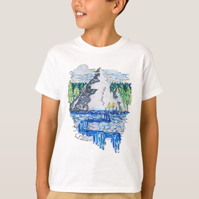 Camiseta Montaña fresca (Anverso)