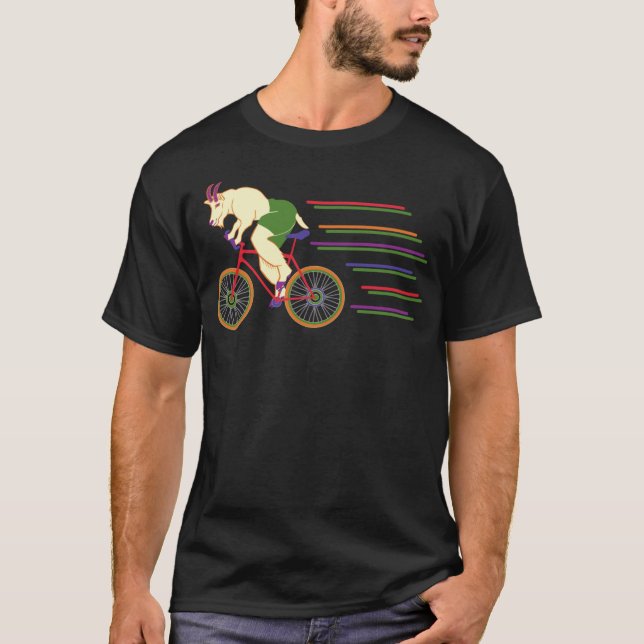 Camiseta Montaña GOAT Bicicleta (Anverso)