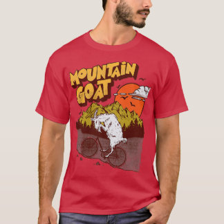 Camiseta Montaña Goat Funny Bicicleta