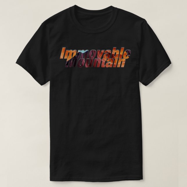 Camiseta Montaña inamovible (Diseño del anverso)