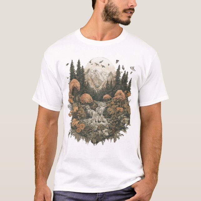 Camiseta Montaña Landscape T-Shirt (Anverso)