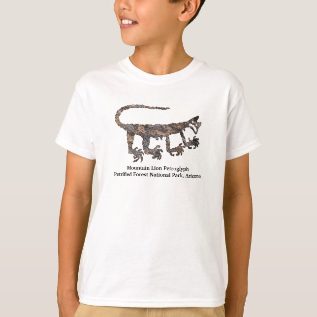 Camiseta Montaña Leon Petroglyph (Anverso)