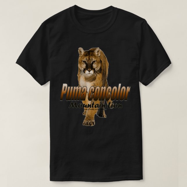 Camiseta Montaña Lion Puma concolor (Diseño del anverso)