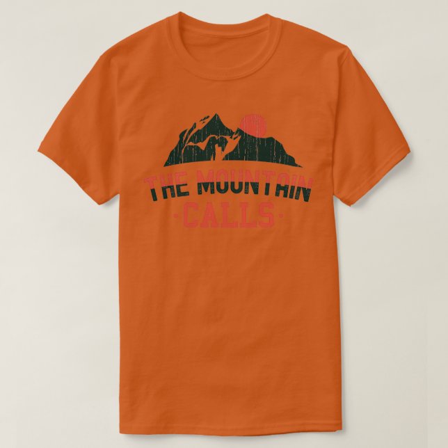Camiseta Montaña Love Climbing Bouldering Alpinist Design (Diseño del anverso)