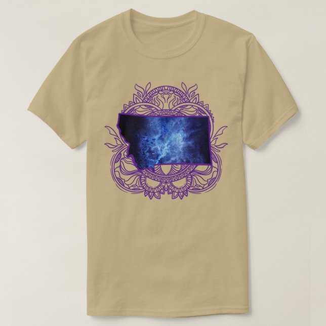 Camiseta Montana Mandala (Diseño del anverso)