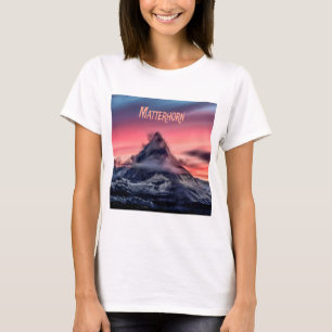 Camiseta Montaña Matterhorn Europa Alpes Suiza Italia