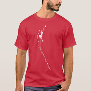 Camiseta Montaña montañosa de escalada Bouldering Tee Gif