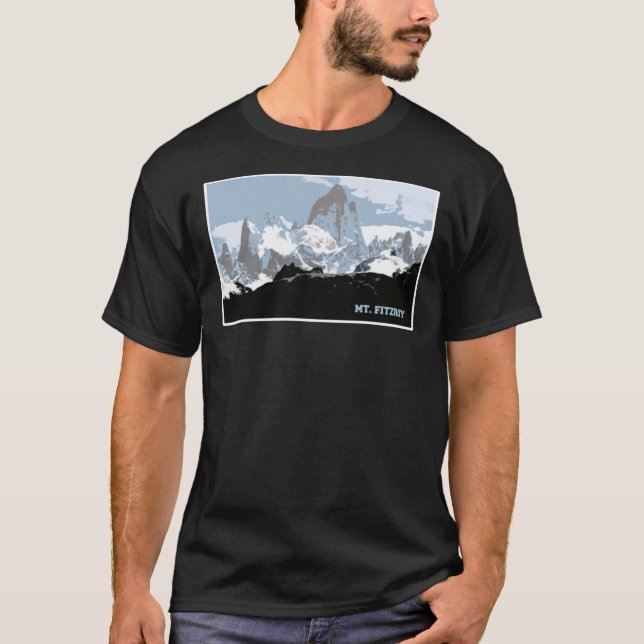 Camiseta Montaña Mount Fitzroy, Patagonia, Argentina Essen (Anverso)