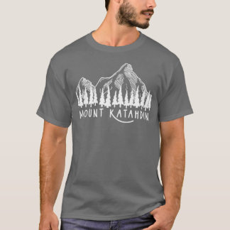 Camiseta Montaña Mount Katahdin Maine ME Montaña Senderismo