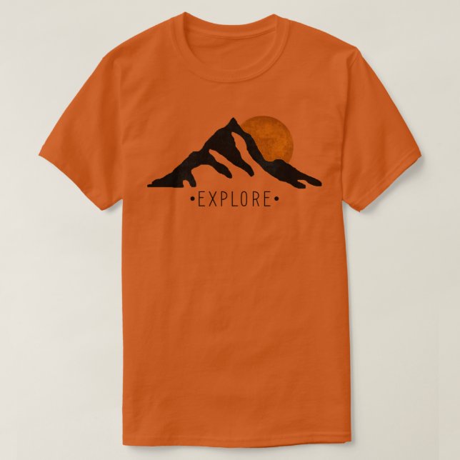Camiseta montaña natural (Diseño del anverso)