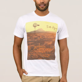 Camiseta Montaña natural Sudáfrica ZA Bomba eólica