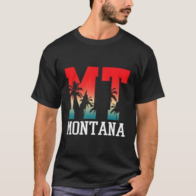 Camiseta Montana Palm Tree Mt (Anverso)