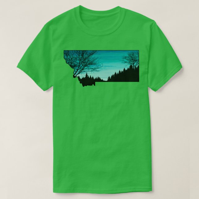 Camiseta Montana Pineywoods (Diseño del anverso)