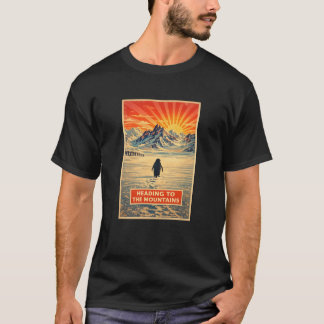 camiseta montaña pingüino