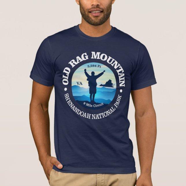 Camiseta Montaña Rag Vieja (V) (Anverso)
