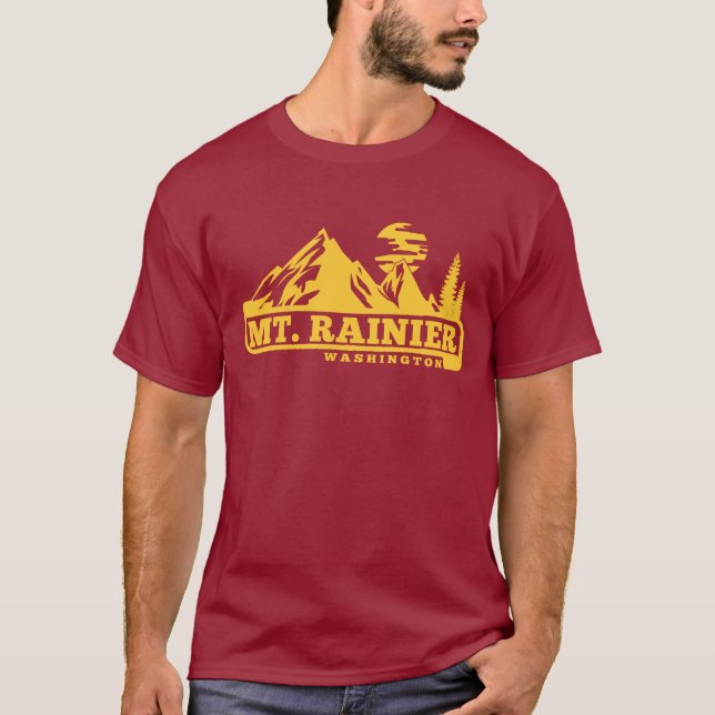 Camiseta Montaña Rainier (Anverso)