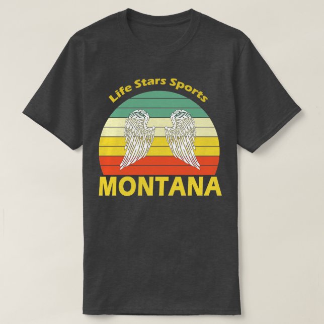 Camiseta Montana Retro (Diseño del anverso)