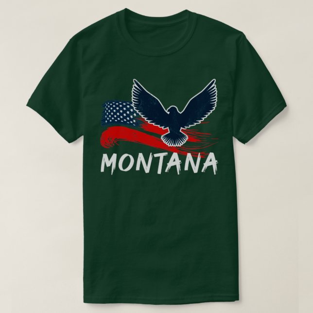 Camiseta Montana retro vintage3 (Diseño del anverso)