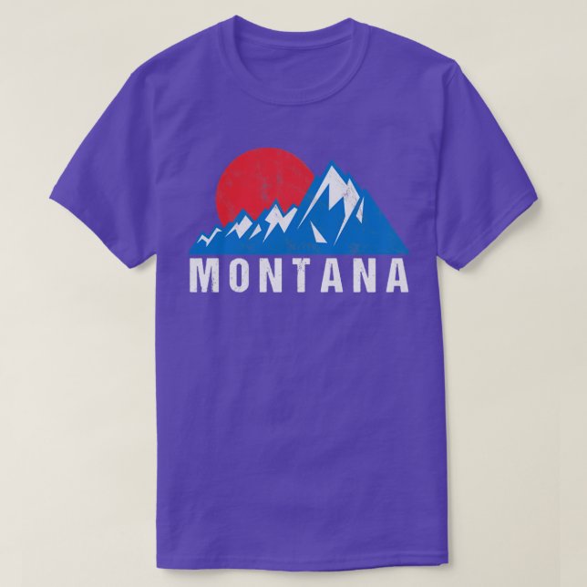 Camiseta Montana retro vintage7 (Diseño del anverso)