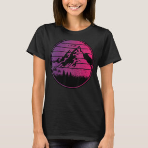 Camiseta Montaña retro vintage para escaladores y excursion