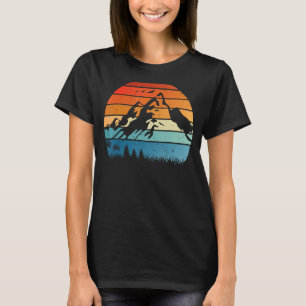 Camiseta Montaña retro vintage para escaladores y excursion